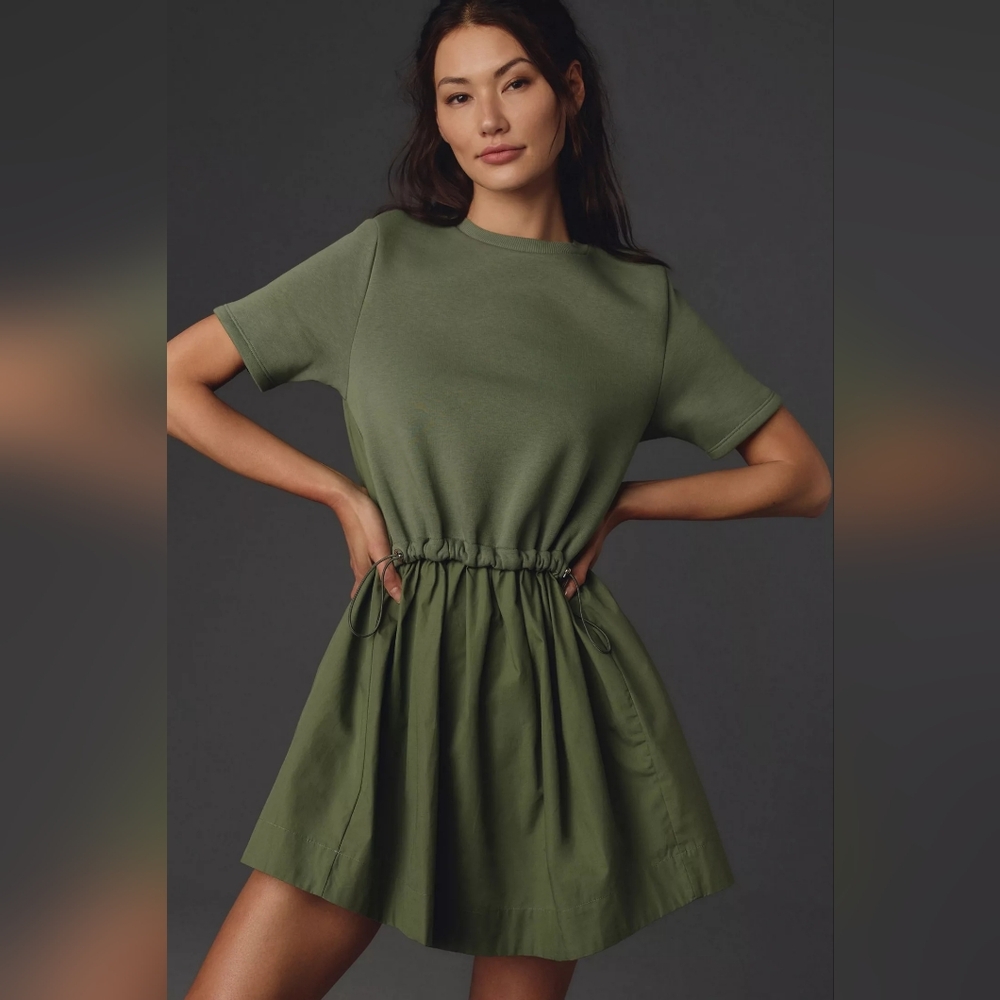 Pilcro Olive Green Knit Top